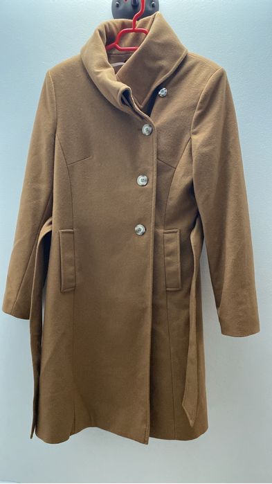 Palton nou, marime 40, culoare mustar
