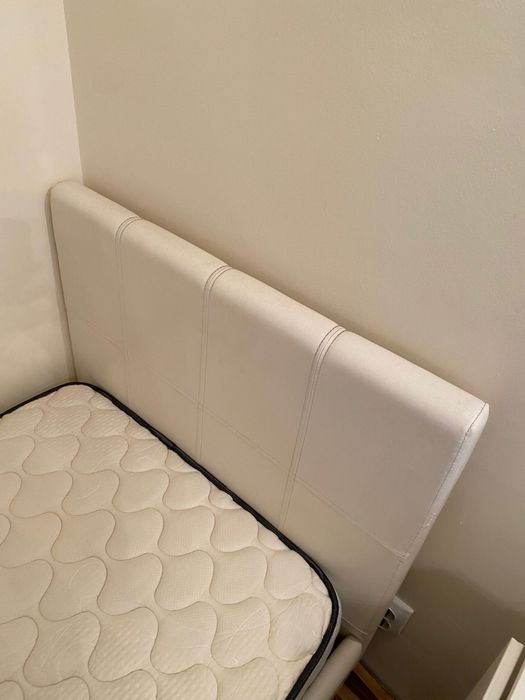 Pat 90x200cm Ikea si saltea Mobexpert