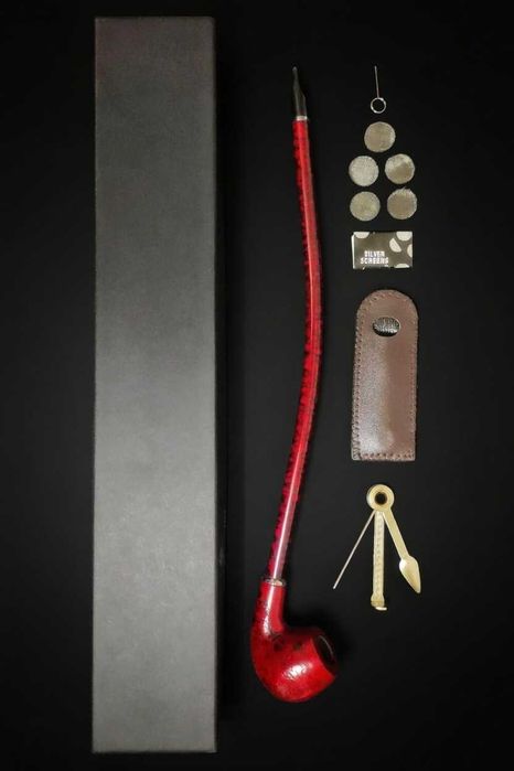 Длинная Курительная Трубка Churchwarden. 46 см. Подарочный Комплект.