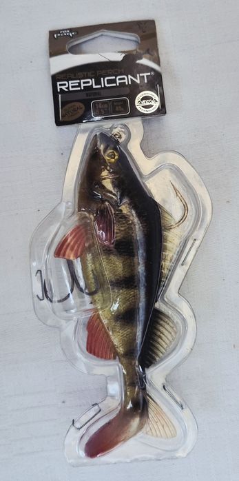 Swimbait Fox Rage Ultra-Realistic Perch Repicant, biban realistic, 14cm, 45gr.