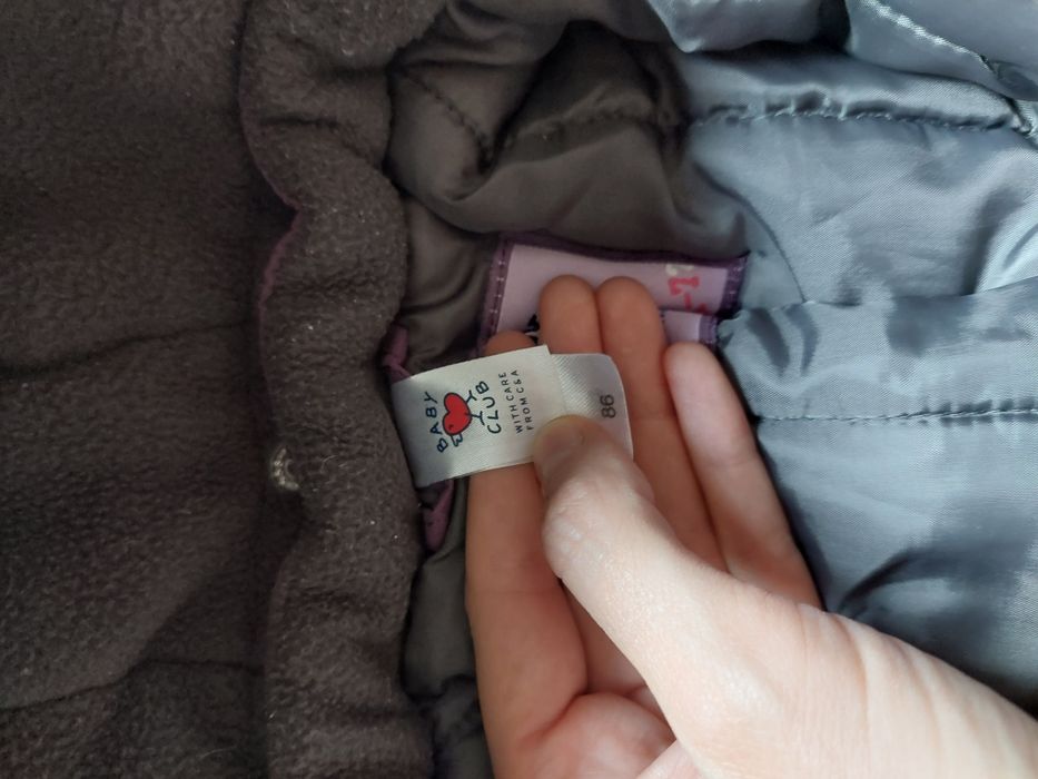 Combinezon iarna fetite 86 mov BabyClub