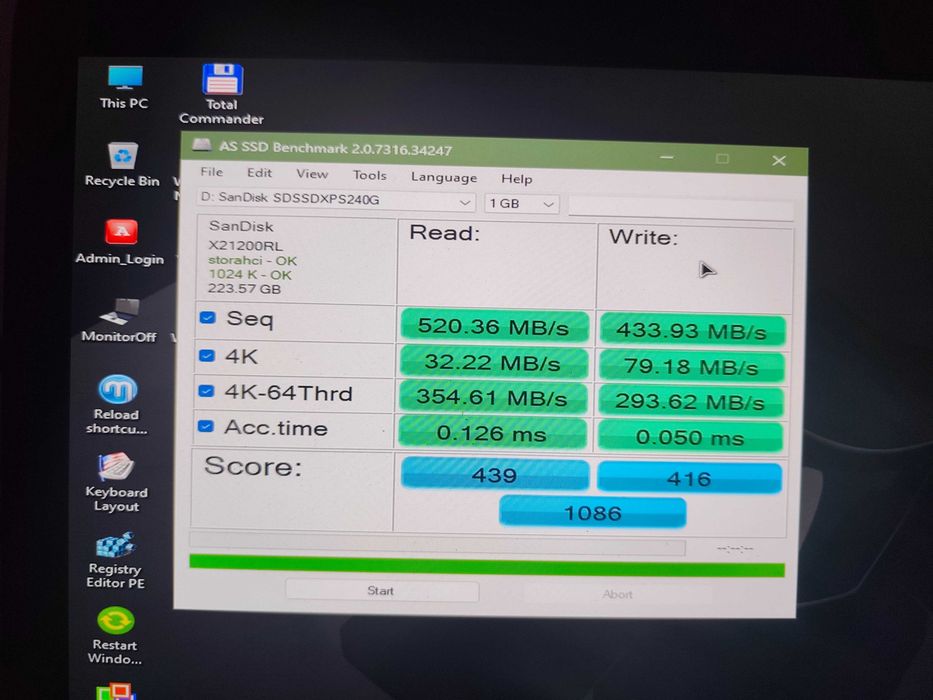 Ssd SanDisk Extreme Pro 240gb 100%