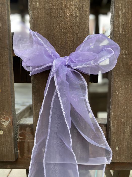 Esarfe mov din organza