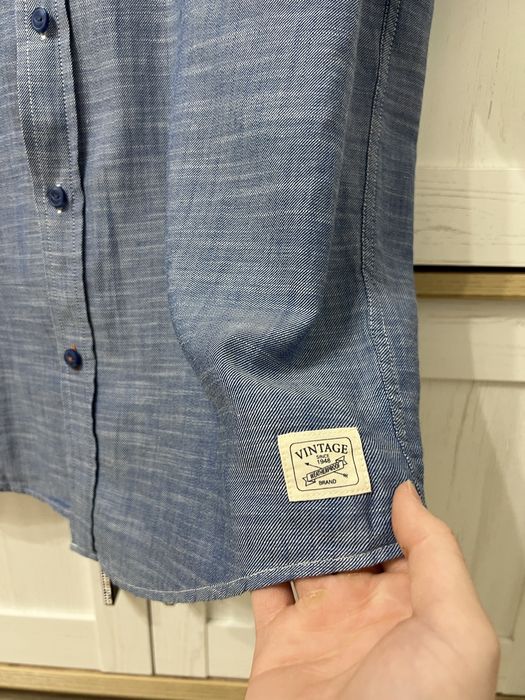 Синяя рубашка с США