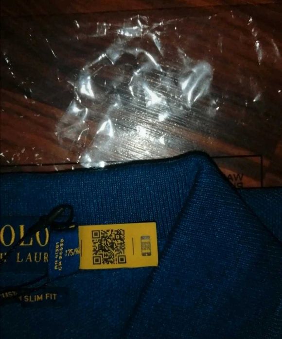 Polo Ralph Lauren Custom Slim Indigo Mesh polo shirt
