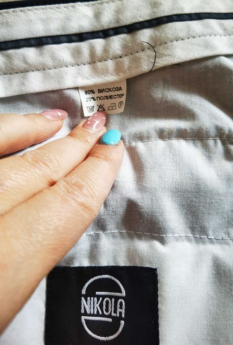 Мъжки костюм черен сако и панталон