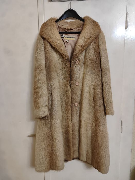 Haina Blana Naturala de Nutrie nr.46 (aprox. L)