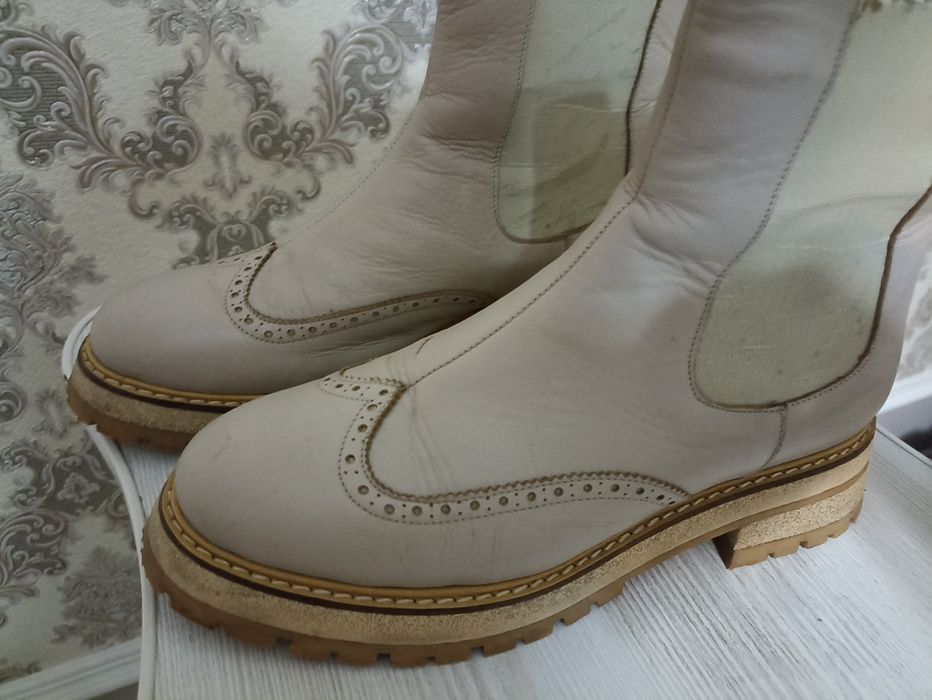 Ботинки натуральная кожа размер 40