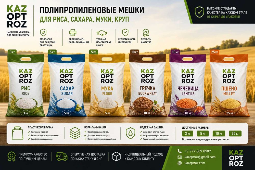 Полипропиленовые мешки для муки