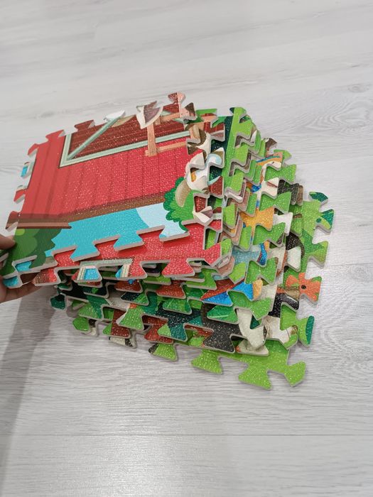 Детский пазл коврик 12 элементов