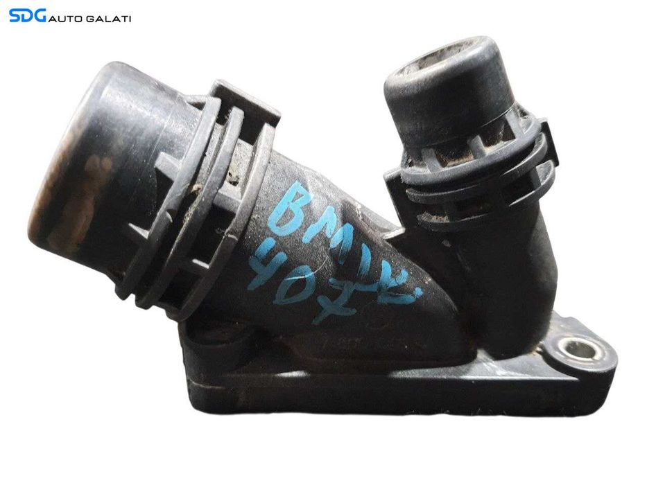 Flansa Lichid Racire Motor Termostat Apa BMW Seria 1 E81 E82 E87 E88 2.0 Diesel 2004 - 2011 Cod 108086 7800048 [N3814]