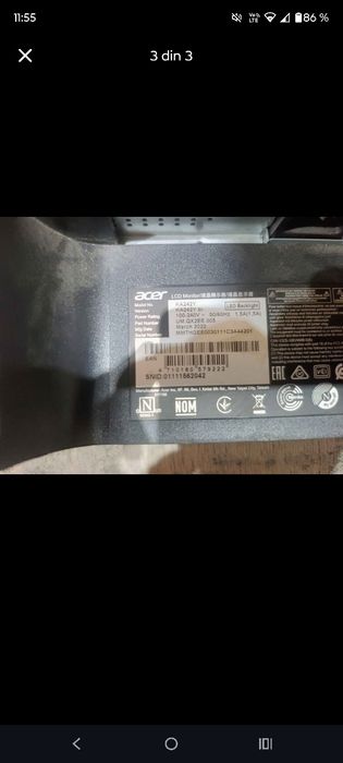 Vând monitor Acer