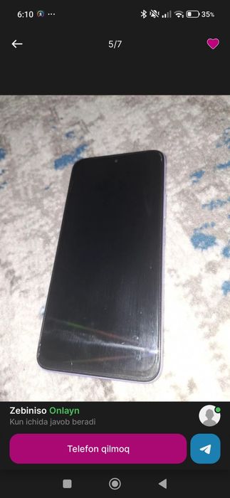 Redmi 15 Sandy Purple (8/256) sotiladi