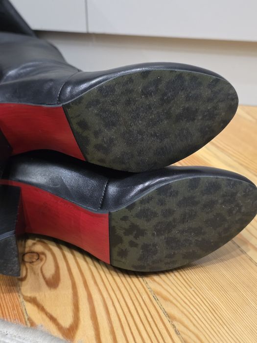 Сапоги Италия ,длинные ,кожа.