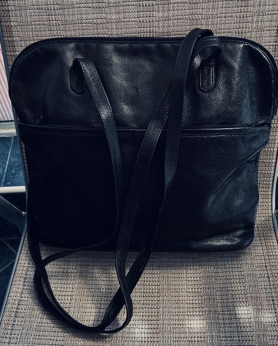 Чанта за лаптоп естествена кожа Funbag унисекс Германия