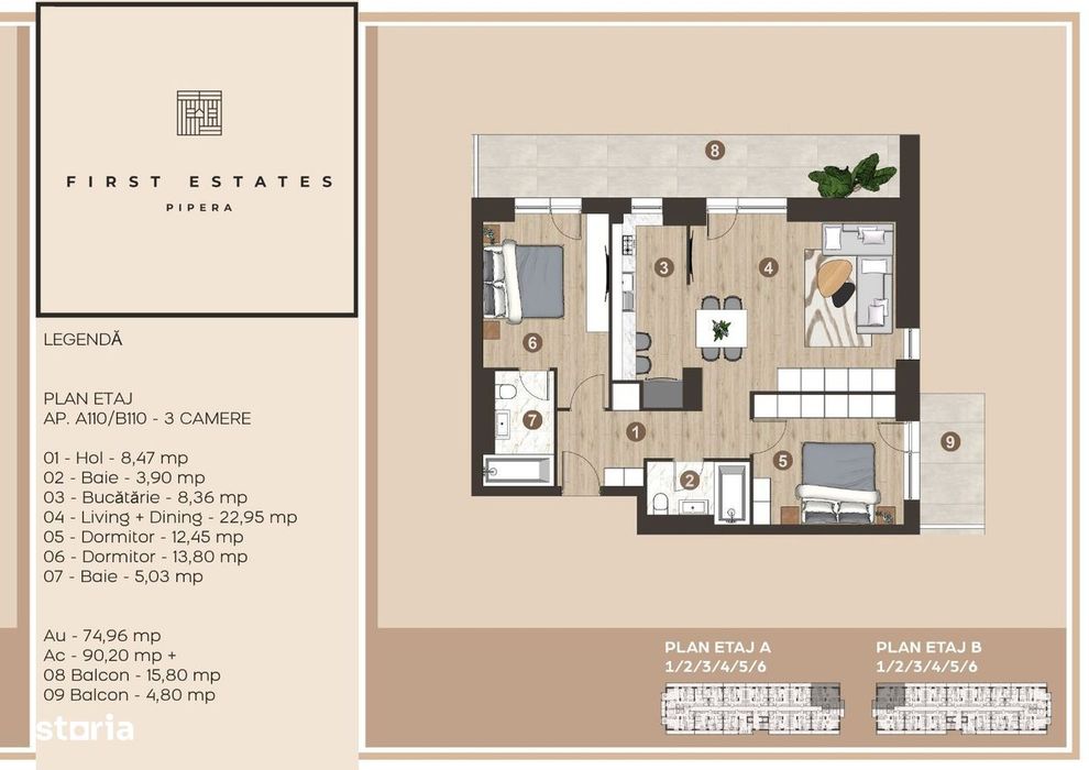 Apartament 3 Camere/Pipera/Incalzire Gratuita Iarna — fotografia 1