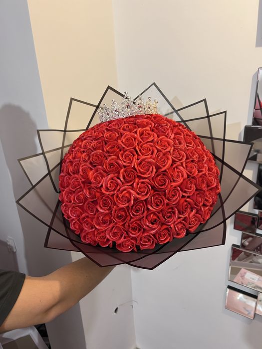 Buchet trandafiri din sapun