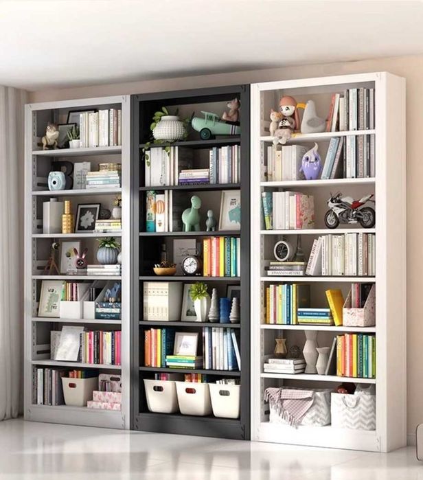 Детский стеллаж для книг / Полка для дтских книжек с иллюстрациями