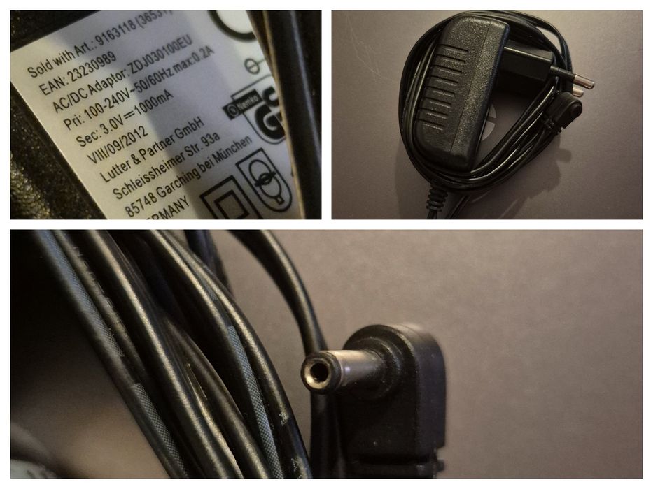 Alimentator adaptor Nemko 3V - 1000mA incarcator AC/DC