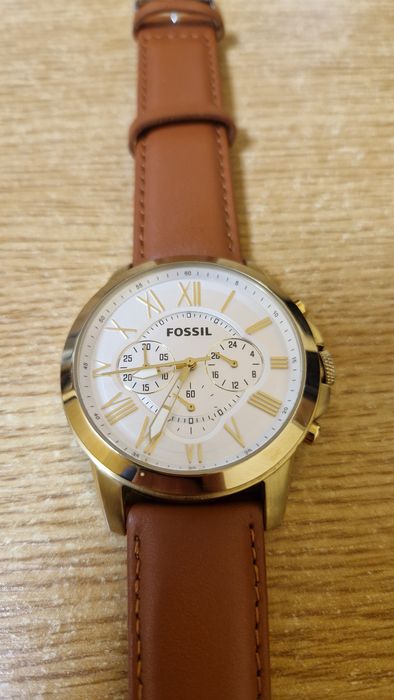 Ceas Fossil cronograf – stil clasic, cifre romane