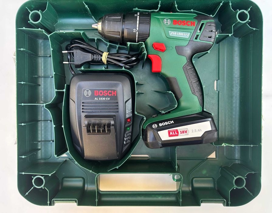 BOSCH PSB 1800 Li-2 - Ударен винтоверт 18V 2.5Ah като нов!
