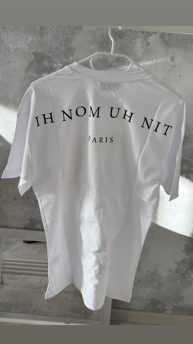 Tricou  Ih Nom Uh Nit cagula Off White