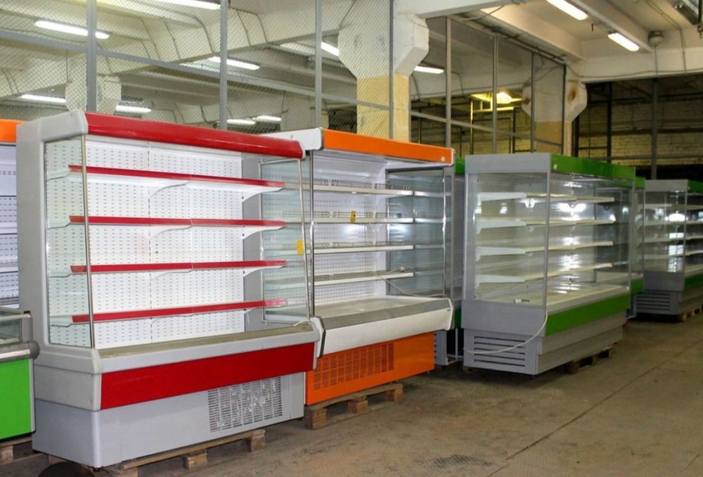 Холодильная горка,витринный холодильник.