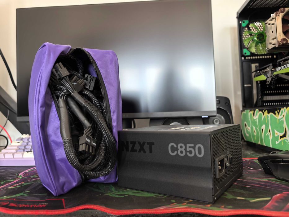 Модуларно захранване NZXT C850 Gold - Без прашинка!