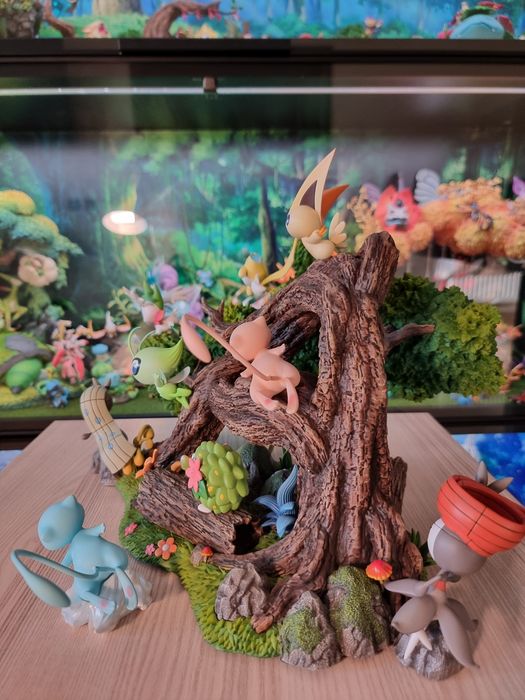 Pokemon statue - ediție limitat - mistery family - figurine