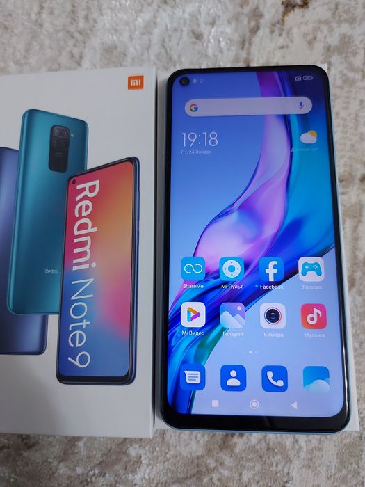 Redmi Note 9 Black 128Gb