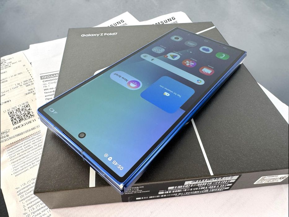 Samsung Galaxy Z Fold 7 5G 1TB 16RAM Blue Отличен! Гаранция!