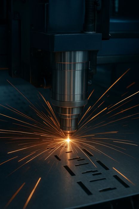 Lazerda kesish . Lazerni usluga .