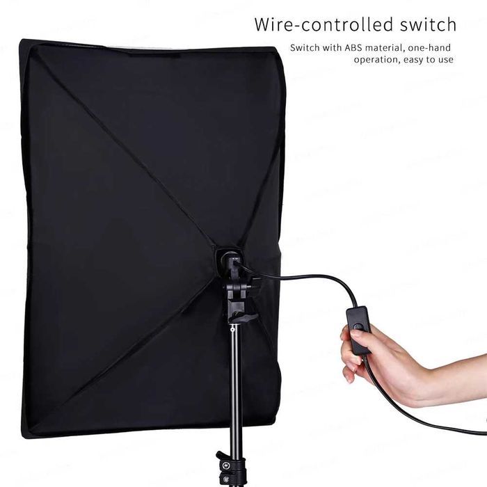 2 Софтбокса, 2 крушки 45W и 2 триподи (и поотделно) Softbox