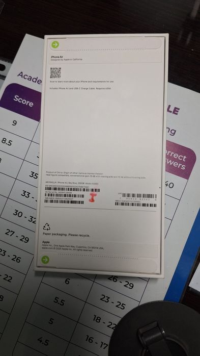 Iphone 17 air (sky blue)