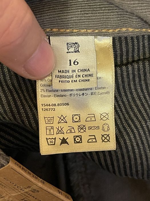 Pantaloni dama raiati noi cu eticheta Scotch&Soda marimea L