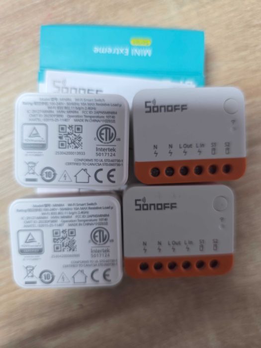 Smart switch wifi Sonoff MINIR4, 2.4 GHz, 2400W
