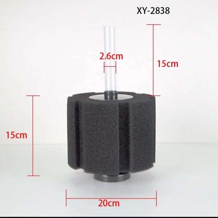 Биохимичен гъбен филтър JUMBO за големи аквариуми до 850 л.