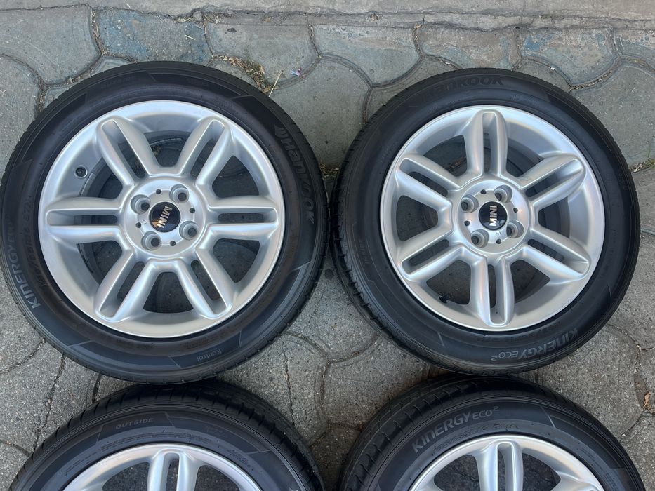 Jante aliaj 4x100mm, anvelope vara 195/55 R16, Mini Cooper One, Cabrio, Clubvan Clubman, Opel Mazda Kia Hyundai Suzuki Toyota Honda