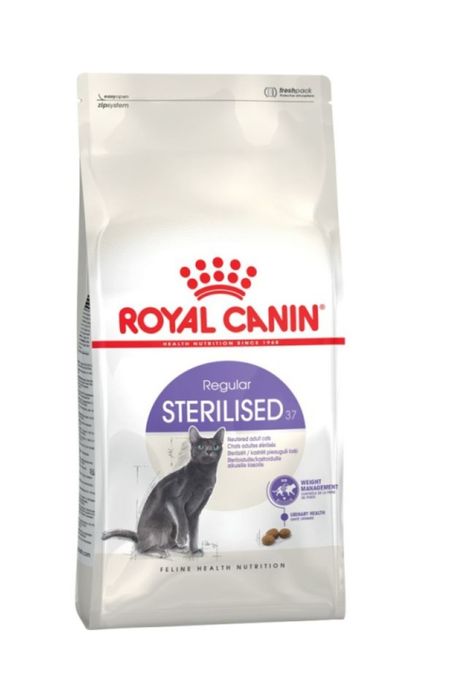 Продавам котешка храна Royal Canin Sterylised 10 кг, подарък котешки тоалетни Bento