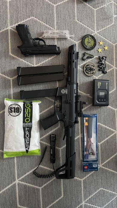 airsoft ssr9 dsg + accesorii