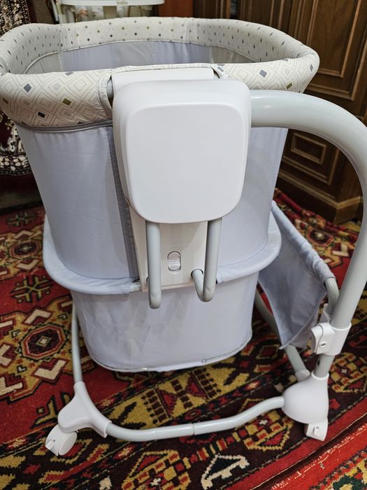 Детская люлька кроватка 3 в 1 + шезлонг в подарок