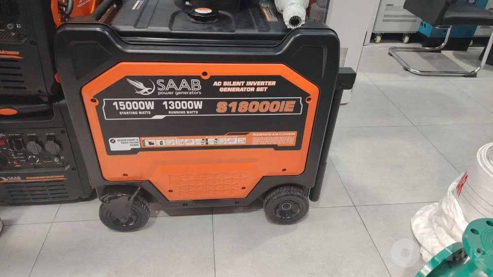 Generator Генератор Движок 11 kwt inverter+avr box 220volt saab optom
