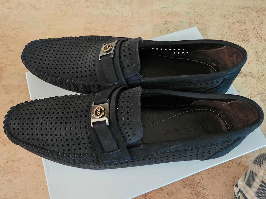 Мокасини от набук MASSIMO ZARDI 45 номер