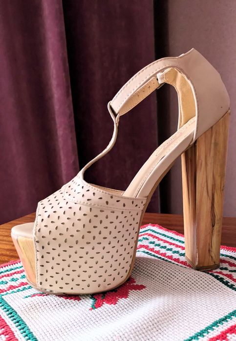 Sandale Exist Shoes (bej) mărime 38