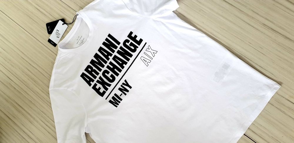 Armani Exchange A/X Organic Cotton /  XL НОВО! ОРИГИНАЛ! Мъжка Тениска