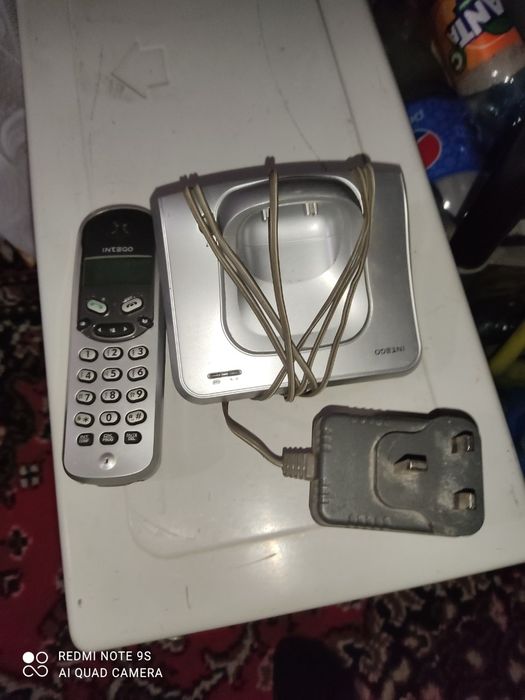 Продам радиотелефон PHILIPS + INTEGO  philips рабочий с сим картой.