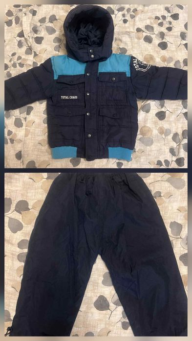 Есенно-зимен комплект яке и ватиран панталон за 2-3г.момче