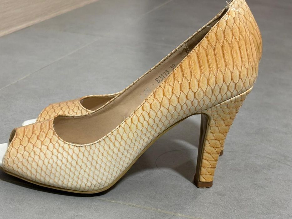 Туфли летние, с открытым носом