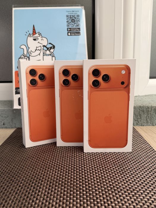 НОВ! 512Gb *ЛИЗИНГ* iPhone 17 Pro Max Cosmic Orange ГАРАНЦИЯ