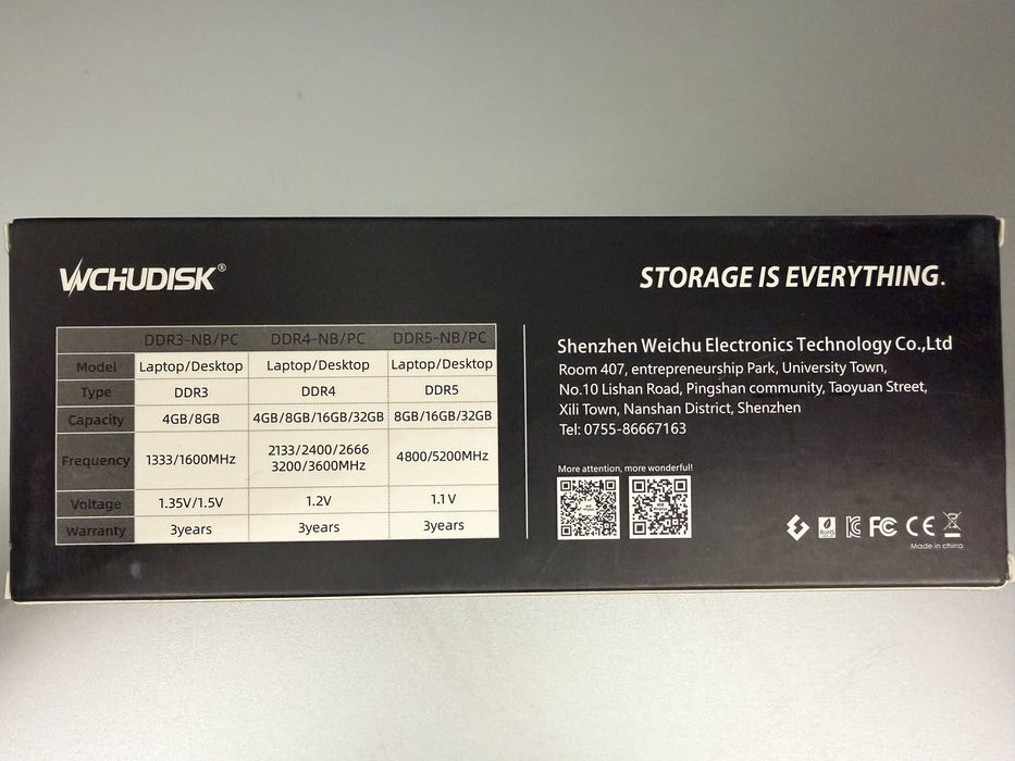 Новый ОЗУ DDR5 16GB SODIMM (5200Mhz)